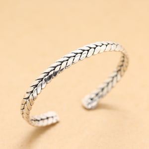 SS Cable Cuff Bracelet