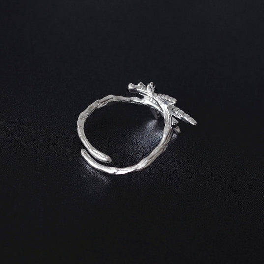 Maple Silver Ring